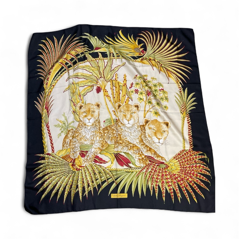 Salvatore Ferragamo Silk Scarf w tags